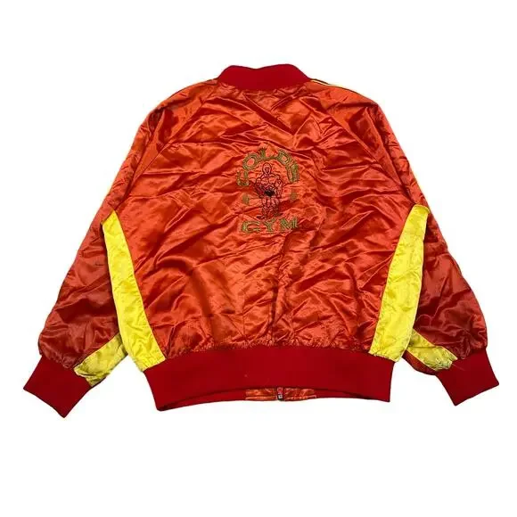 Gold's Gym Jackets Coats Rare Vintage 7s 80s Golds Gym Satin